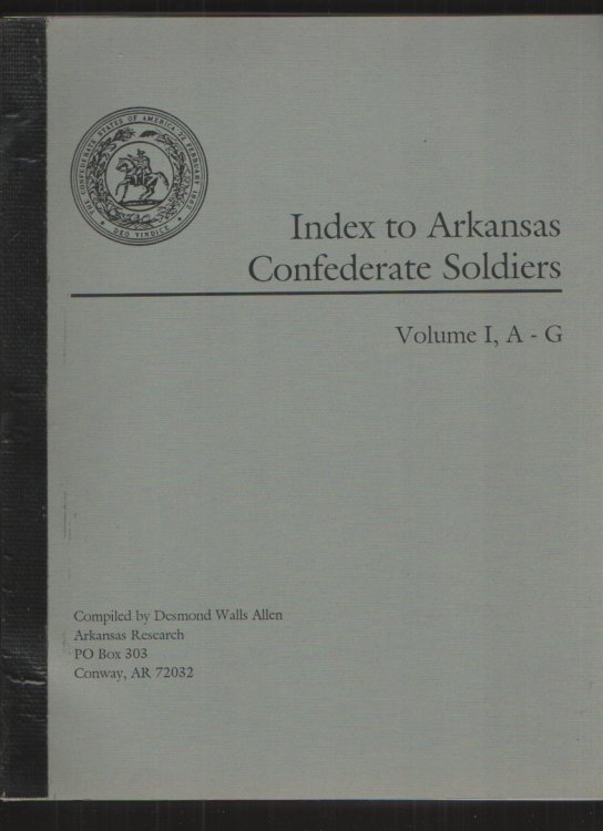 INDEX to ARKANSAS CONFEDERATE SOLDIERS.