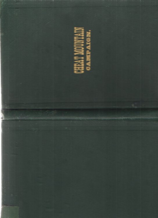 Cheat Mountain Or, Unwritten Chapter of the Late War by a Member of the Bar