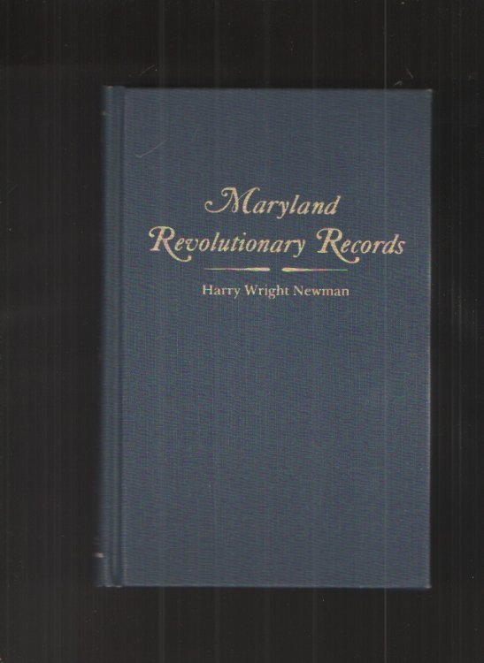 Maryland Revolutionary Records Data Obtained from 3,050 Pension Claims And