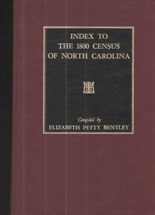 Index to the 1800 Census of North Carolina