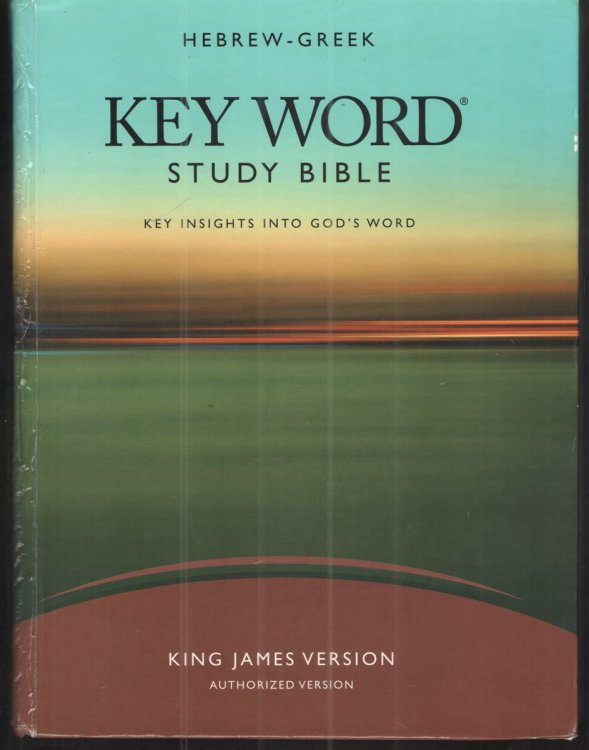 Hebrew-Greek Key Word Study Bible - King James Version Key Insights Into God's World