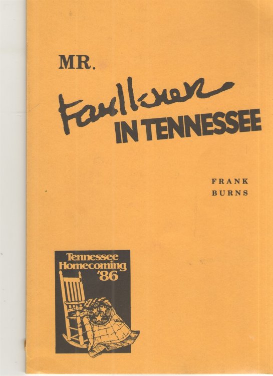 Mr. Faulkner in Tennessee
