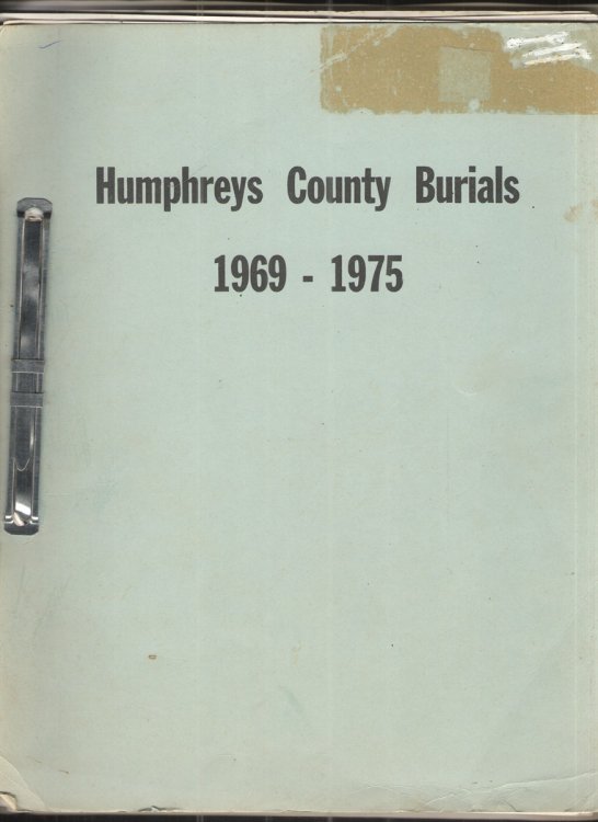 Humphreys County Burials 1969-1975