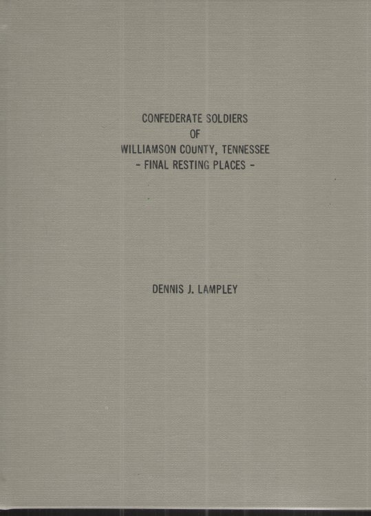 Confederate Soldiers of Williamson County, Tennessee
