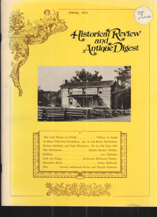 Historical Review and Antique Digest: Spring 1974