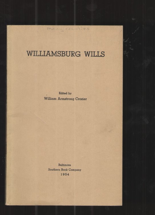 Williamsburg Wills