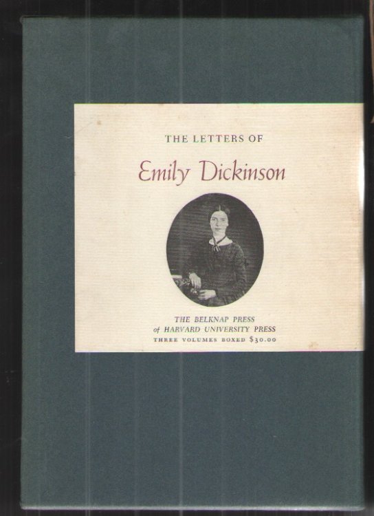 The Letters of Emily Dickinson Edited by Thomas H. Johnson