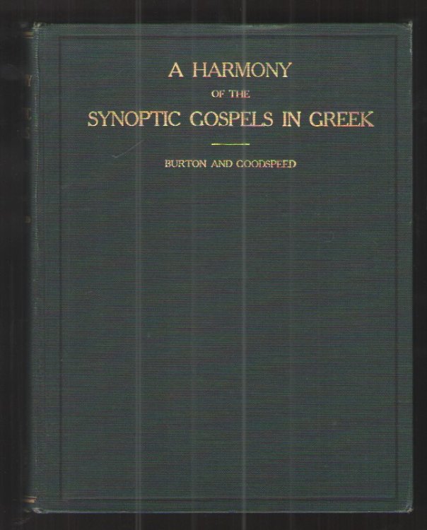 A Harmony of the Synoptic Gospels in Greek