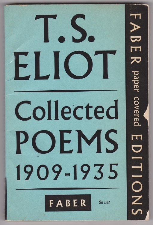 T.S. Eliot Collected Poems 1909-1935