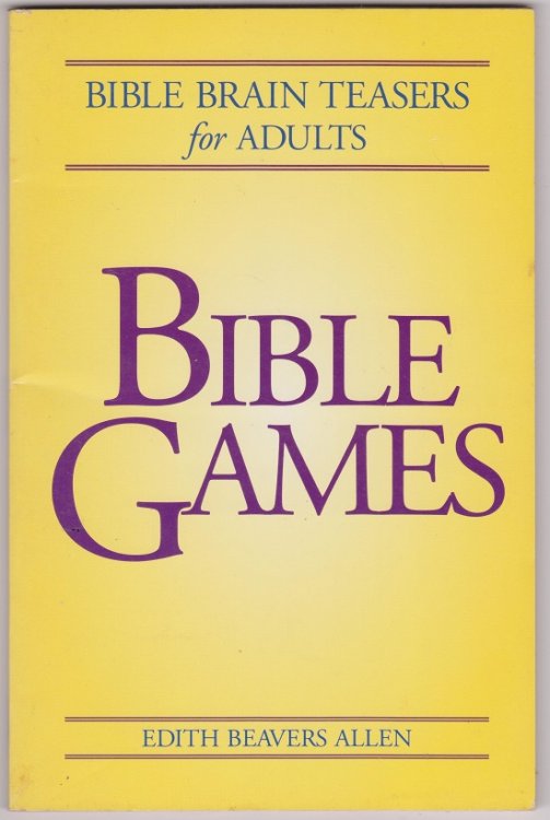 Bible Games, Bible Brain Teasers for Adults