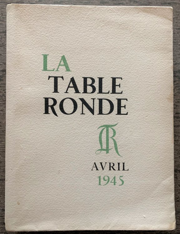 La Table ronde, Avril 1945, No II.