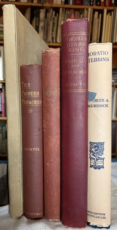 [5 Titles, California Pioneer Preachers], including:(1.) A California Pilgrimage, . . . an account of Bishop Kip's first missionary journey; (2.) The Pioneer Preacher, an Autobiography; (3.) A Pioneer Pastorate and Times; (4.) Thomas Starr King, Patriot a