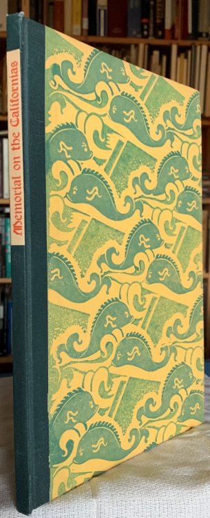 (Two Titles) Memorial and Proposals of Senor Don Jose Martin on the Californias, Mexico, 1822. Translated into English, with an Introduction by Henry R. Wagner.