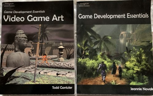 [Two Titles]: Video Game Art, (together with) Game Development Essentials.