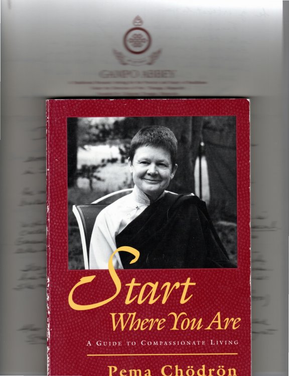 Start Where You Are A Guide to Compassionate Living [With Holograph Letter, Signed by the Author]