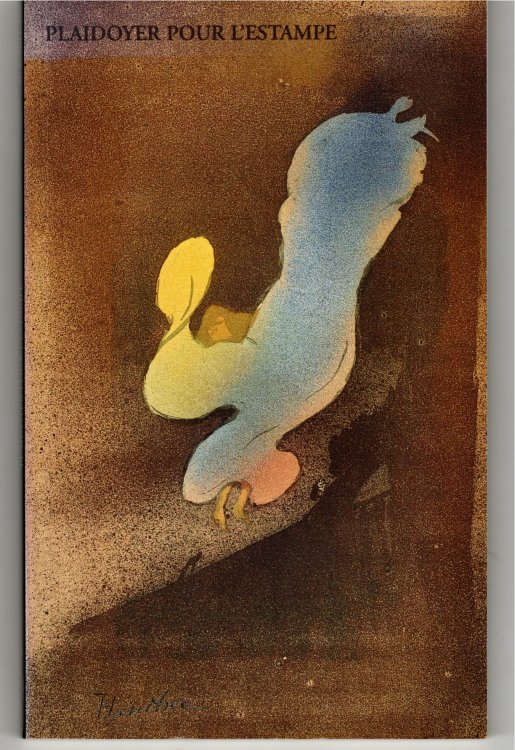Plaidoyer Pour L'Estampe. [With a Photocopied Holograph Letter from Bernard Rosenthal to the Publisher]
