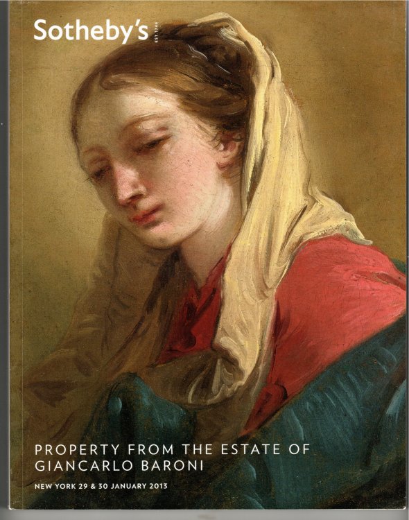 Property from the Estate of Giancarlo Baroni, New York 29 & 30, January 2013