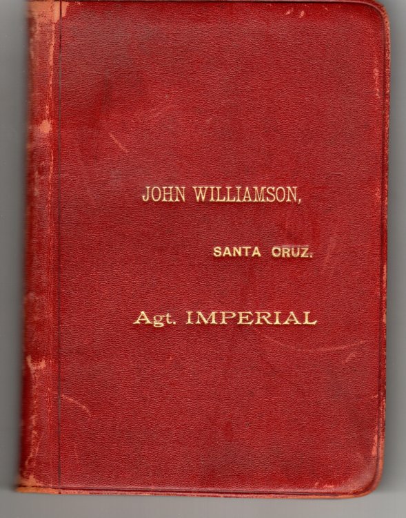 Minimum Rates of Pacific Insurance Union for Santa Cruz, Cal. Revised December, 1890. Issued by Order of the Executive Committee. W. S. Duval, General Manager. [Bound With] Book of Rates No. 2. and No. 3 for the Use and Guidance of Fire Underwriters of the Pacific Coast.