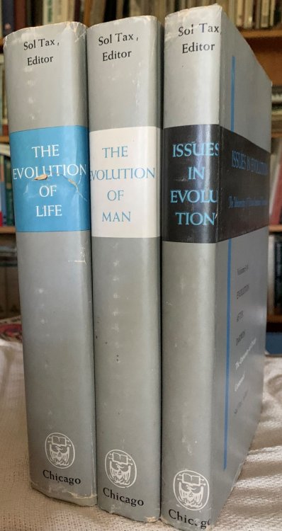 3 Vols. Volume I: the Evolution of Life. its Origin, History and Future. Volume II: the Evolution of Man. Man Culture and Society. Volume III: Issues in Evolution. the University of Chicago Centennial Discussions