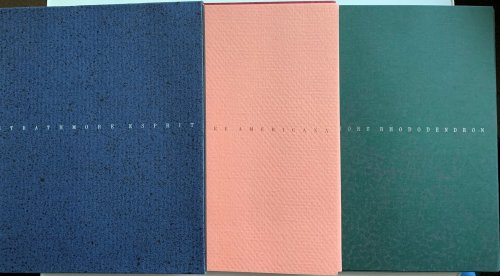 [3 Items] Strathmore Paper Sample Books: Esprit; Americana, and Rhododendron Papers.