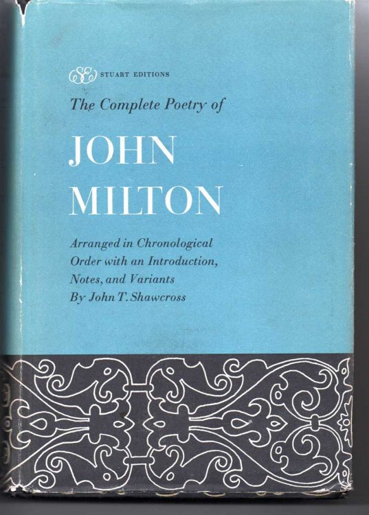 [Two Items] the Complete Poetry of John Milton (Excluding His Translations of Psalms 80988) Together With: That Grand Whig Milton