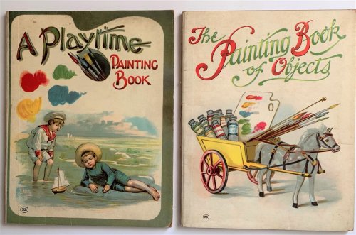 A Playtime Painting Book, [Together With] the Painting Book of Objects