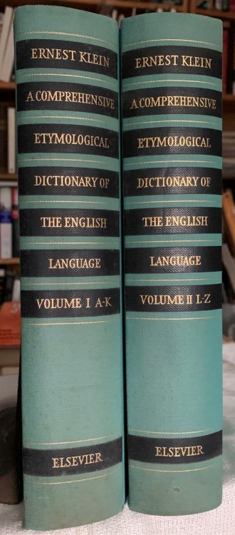 [2 Volumes] a Comprehensive Etymological Dictionary of the English Language Dictionary of the English Language : Dealing with the Origin of Words and Their Sense Development Thus Illustrating the History of Civilization and Culture