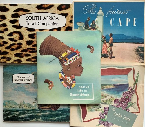 [5 Booklets, Cover Titles]: Native Life in South Africa; the Fairest Cape (Of Good Hope) ; South Africa Travel Companion; the Story of South Africa; the Garden Route, South Africa