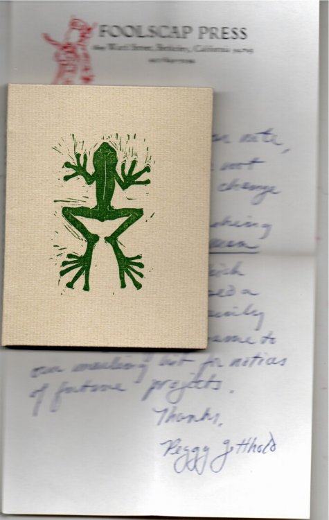 A Tail of Two Frogs [ with A. L. S. by the Author Laid In]