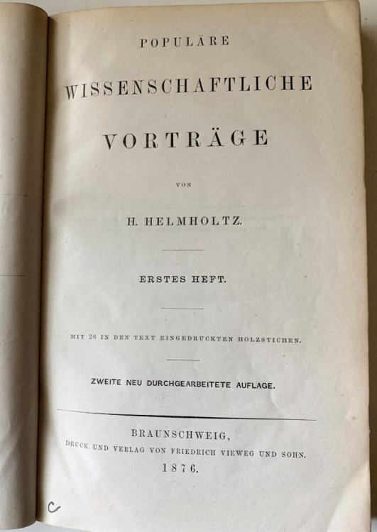 Populre Wissenschaftliche Vortrge