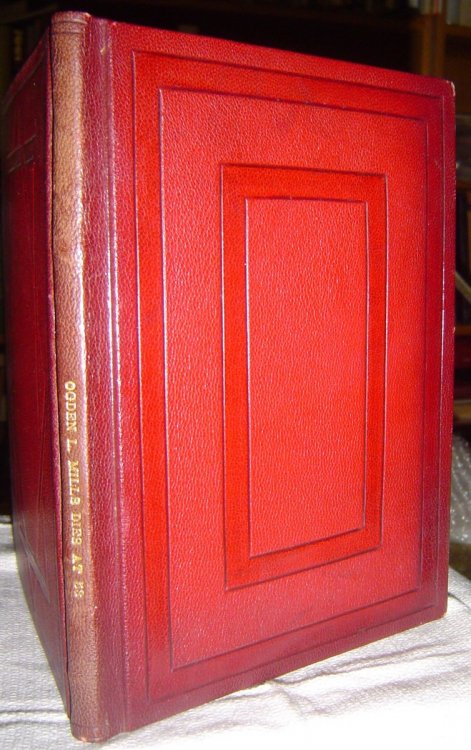A Bound Collection of Obituaries and Tributes after the Death of Ogden C. Mills, Hoover's Secretary of the Treasury in 1937