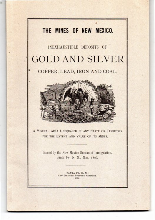 The Mines of New Mexico. A Mineral Belt Unequalled on the Face of the Earth for Quality, Quantity, Extent.