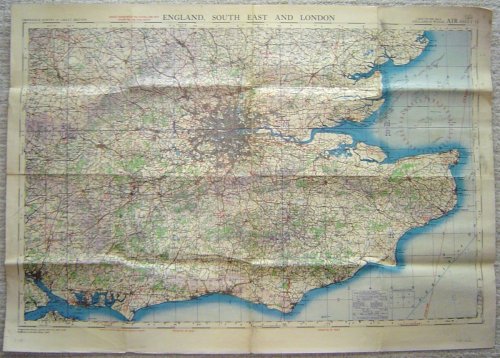 [Map]: Ordinance Survey of Great Britain; England, South East and London. Air Sheet 12.