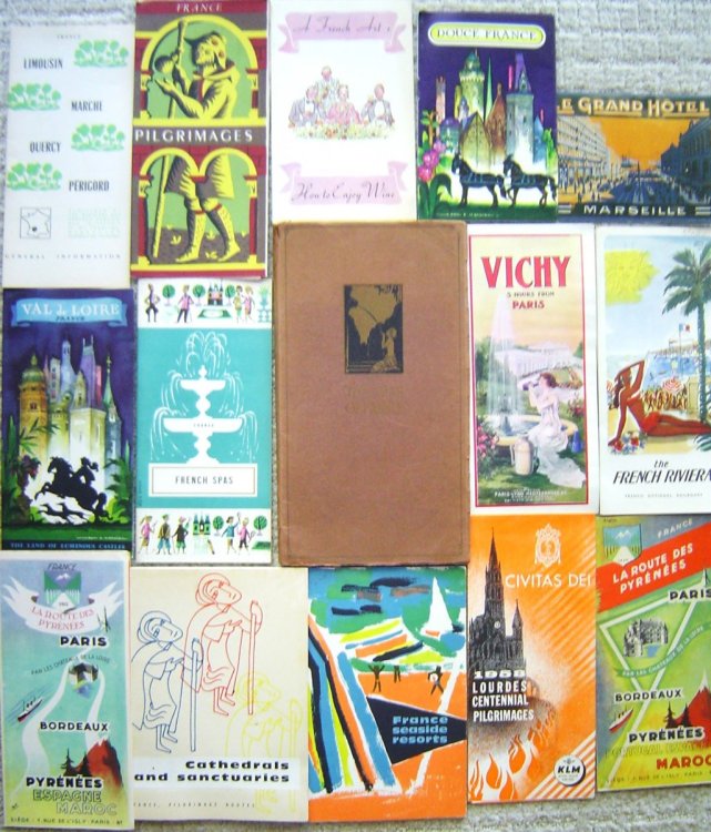 The Spas of France. [Together With] 14 Travel Brochures & Booklets on Similar French Getaways.