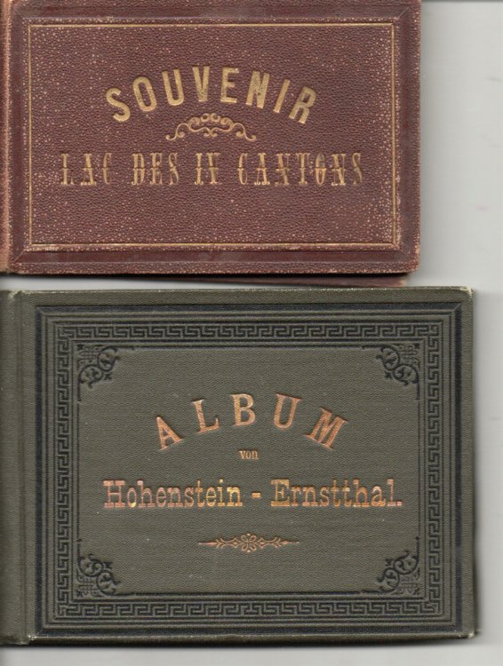 [Two Items] Souvenir: Lac Des IV Cantons, [Together With] Album Von Hohenstein - Ernstthall