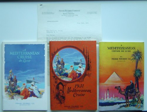 [3 Booklets] for the Fifth, Eighth, and Ninth Mediterranian Cruise De Luxe by the Magnificent Cunard Liner 