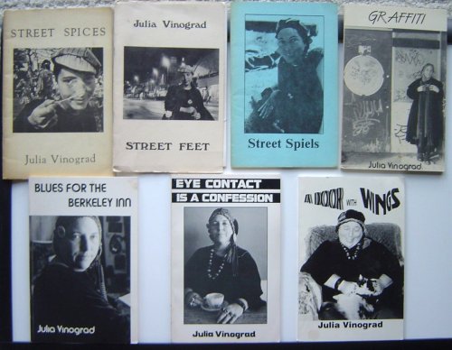 [7 Titles Including 5 Signed] Street Spices; Street Feet; Street Spiels; Graffiti; Blues for the Berkeley Inn; Eye Contact is a Confession; a Door with Wings