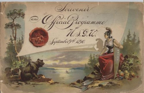 Official Programme and Souvenir, Native Sons of the Golden West. Ninth September Meeting, San Francisco 1890.