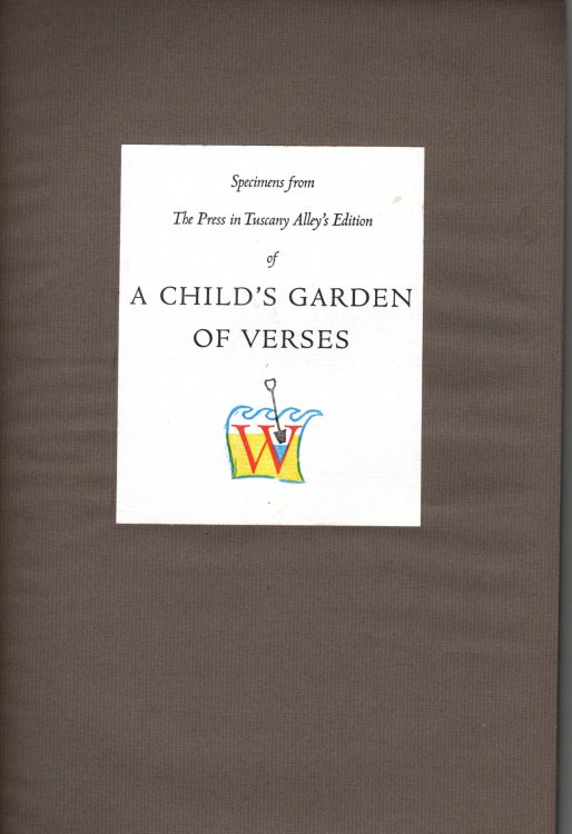 Specimens from a Child's Garden of Verses : with Nine Poems Not Published in Prior Editions. Illustrations by Joyce Lancaster Wilson; Introduction by Janet Adam Smith.