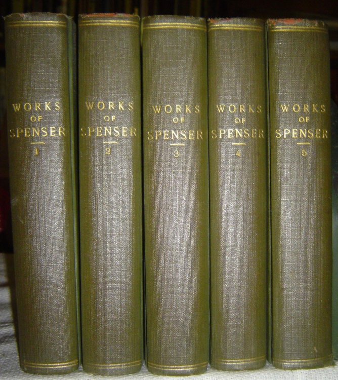 The Poetical Works of Edmund Spenser, in Five Volumes.