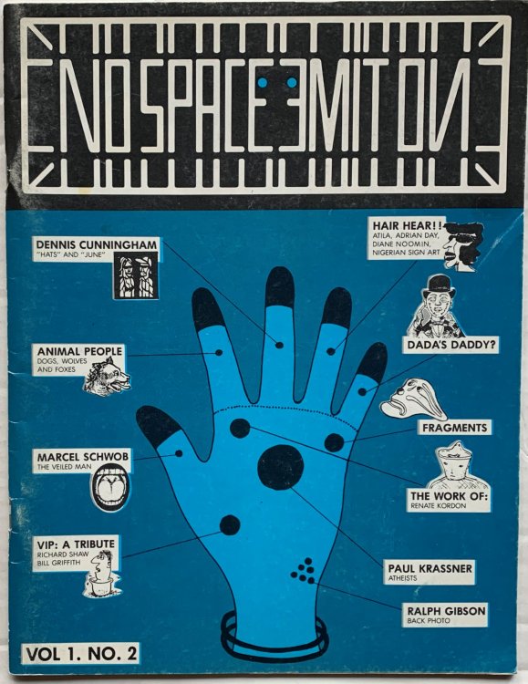 No Space, No Time Magazine, Volume 1, no. 2.