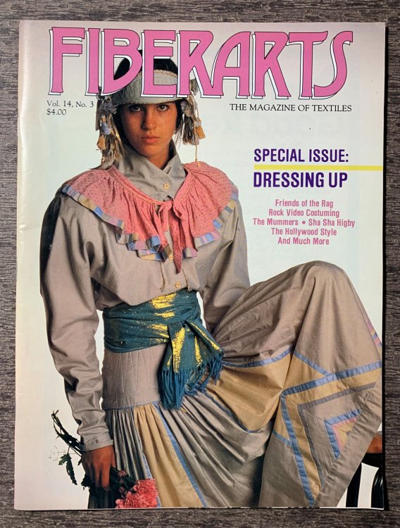 Fiberarts, The Magazine of Textiles, Vol. 14, No. 3, May / June 1987.