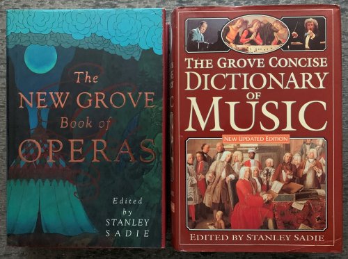 [Two Items] The New Grove Book of Operas [together with] The Grove Concise Dictionary of Music.