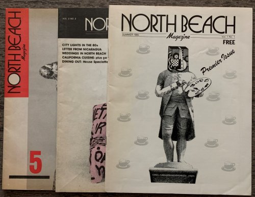 North Beach Magazine (Volume 1, Numbers 1, 2, 3).