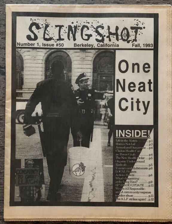Slingshot, Number 1, Issue 50, Fall 1993.