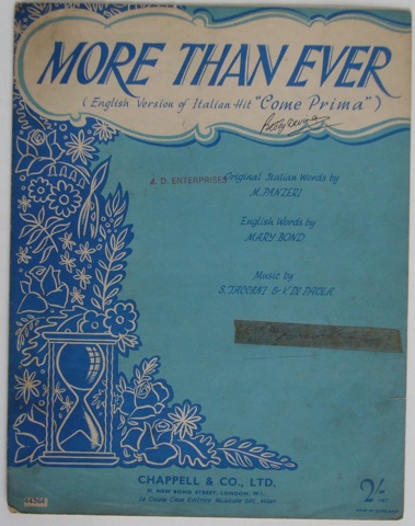 More than ever (Come Prima)