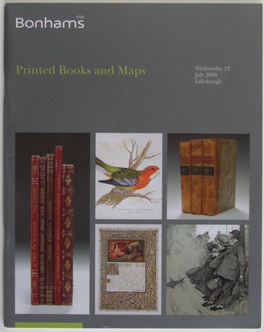 Printed Books and Maps. Wednesday 12th July 2006. Edinburgh