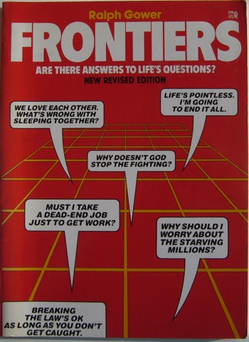 Frontiers: are there answers to Life's questions