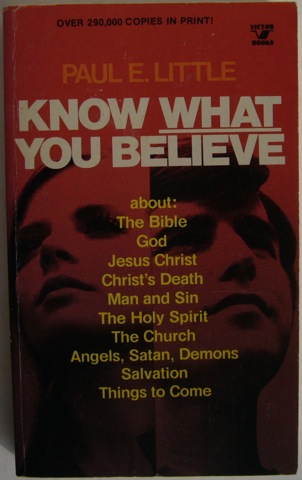 Know what you believe.