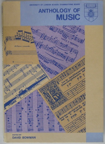 Anthology of Music from the late 16th Century to the late 20th Century.